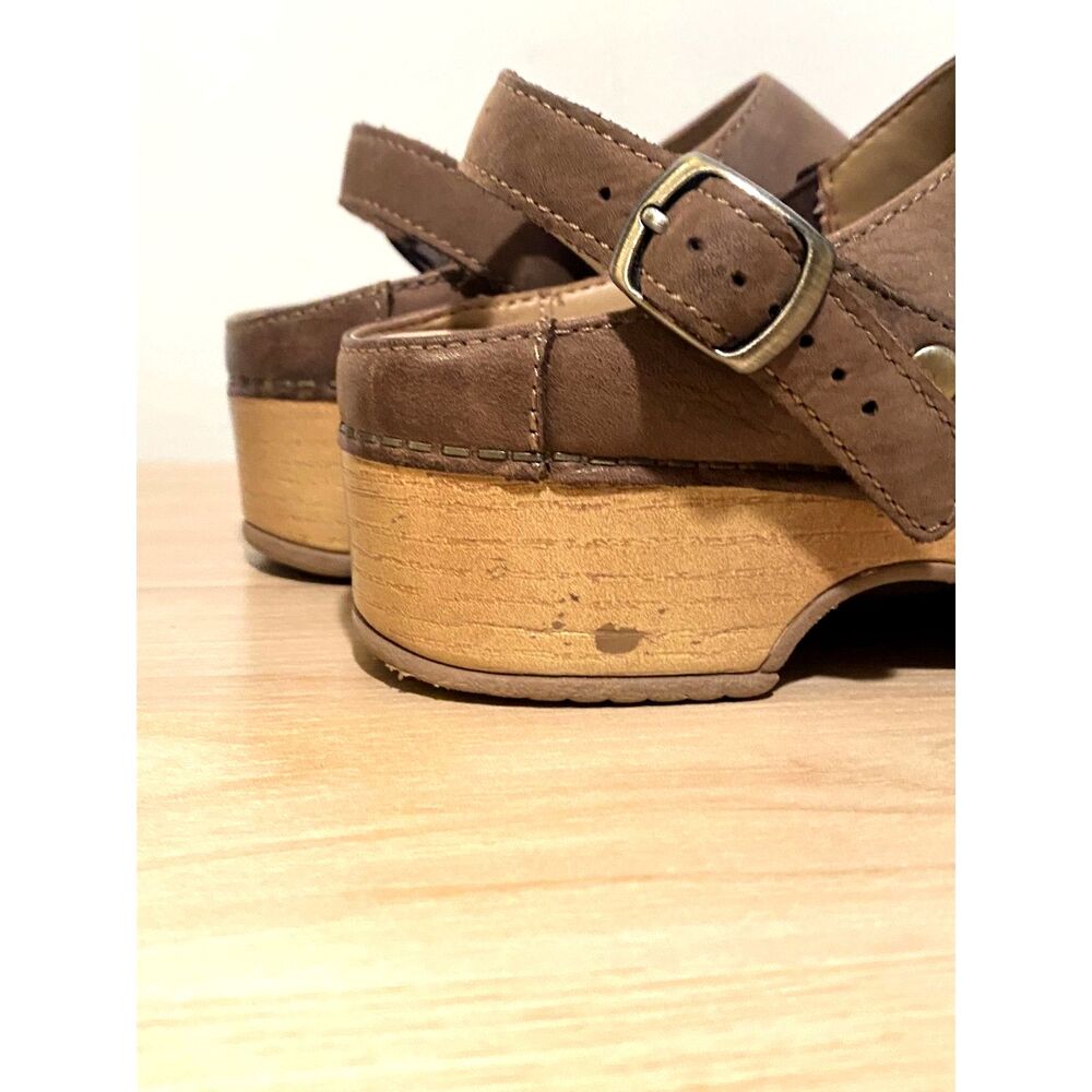 Dansko Berry Backless Clog Mushroom Burnished Nubuck Women’s 7.5 (38) - Picture 7 of 10